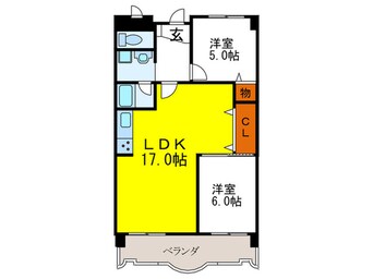 間取図 セントラルコ－ト１号館