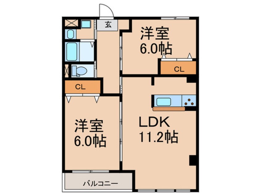 間取図 アネックス香楽園