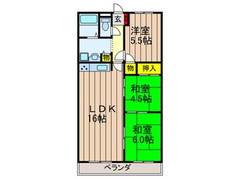 間取図 スクエアー柿ヶ谷