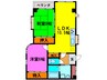 ヴェリ－１ 2LDKの間取り