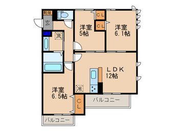 間取図 セジュールＫＯＴＯ