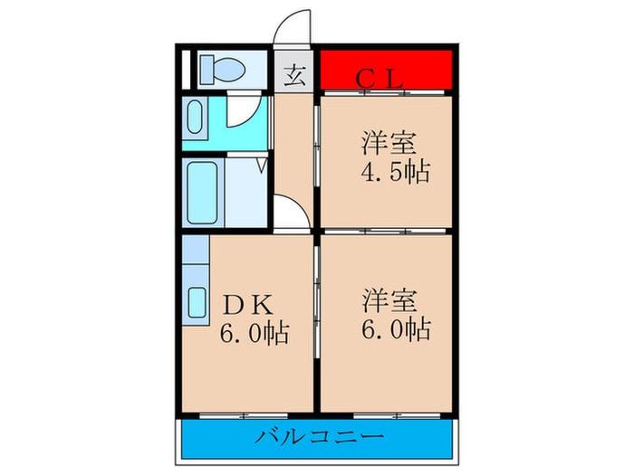 間取り図 第２エクセルハイツ