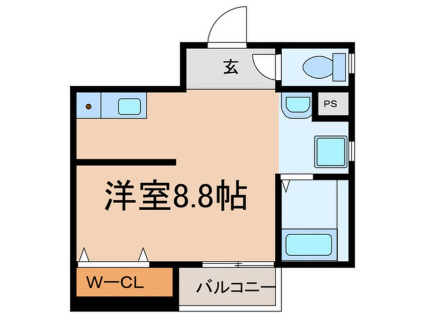 間取図 クレストコート神田北