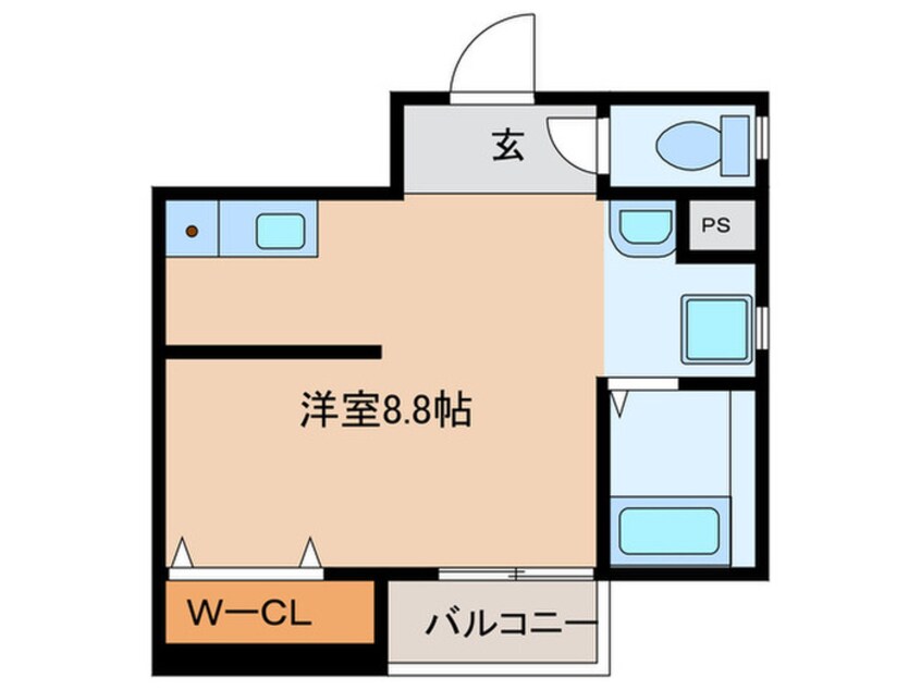 間取図 クレストコート神田北