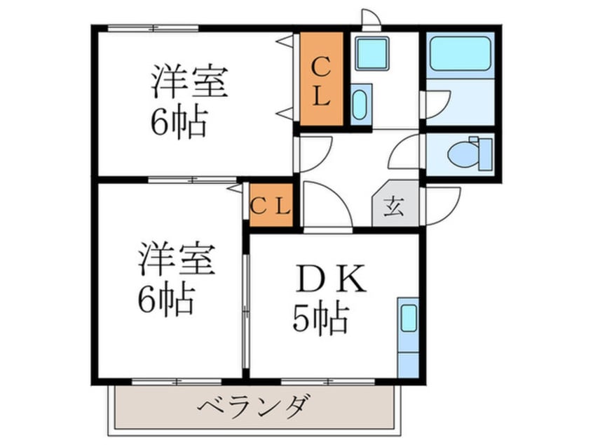 間取図 フレグランス上杉