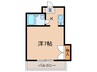 藤井ハイツ 1Kの間取り