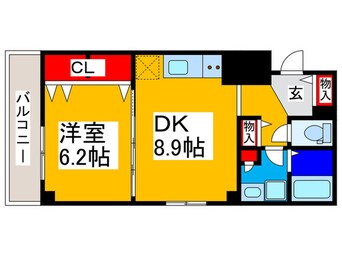 間取図 グランメゾン大美野