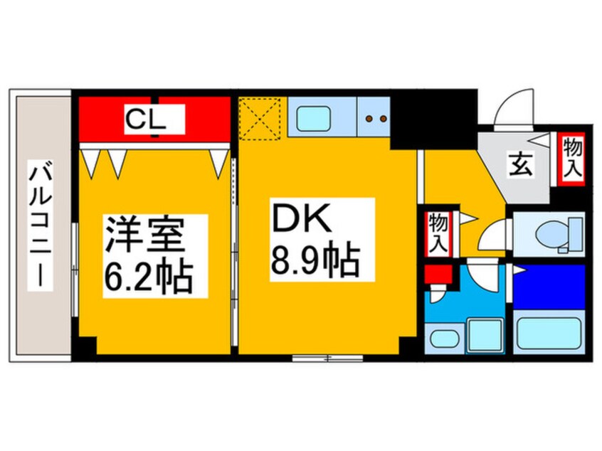 間取図 グランメゾン大美野