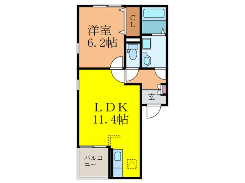 間取図 ポルト　ボヌール