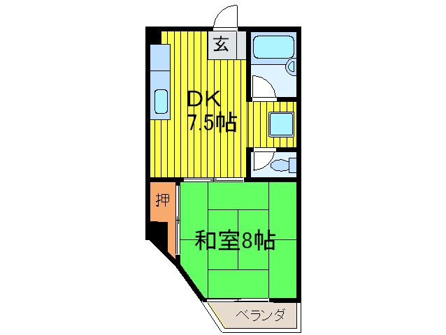 間取り図 メゾンマカカーラ