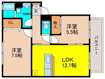 間取図 ウィスタリア緑ヶ丘