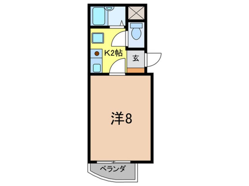 間取図 レンバーンハイツ