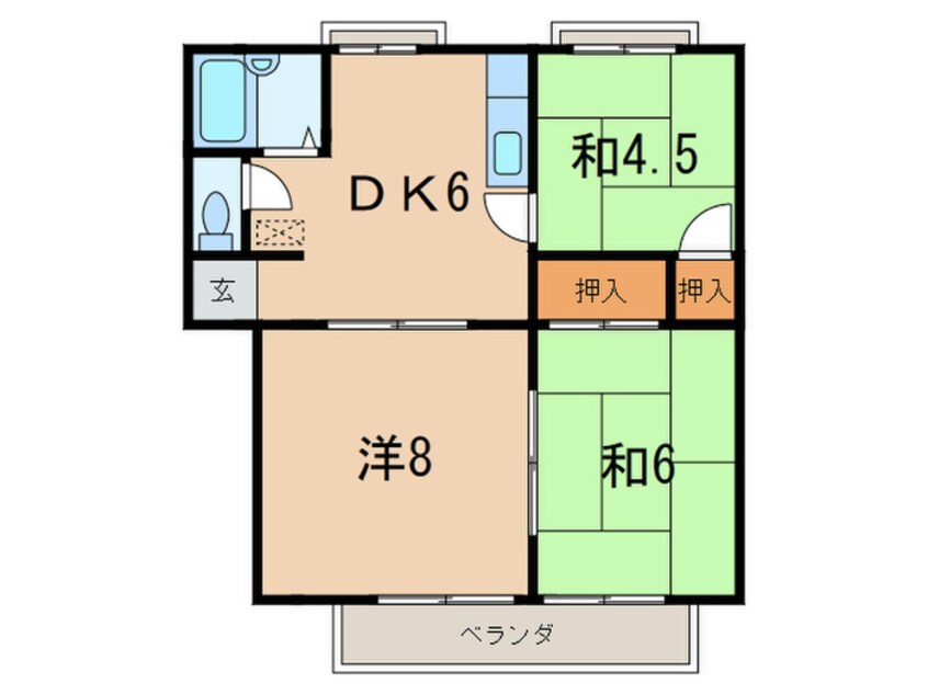 間取図 パークハイム西宮