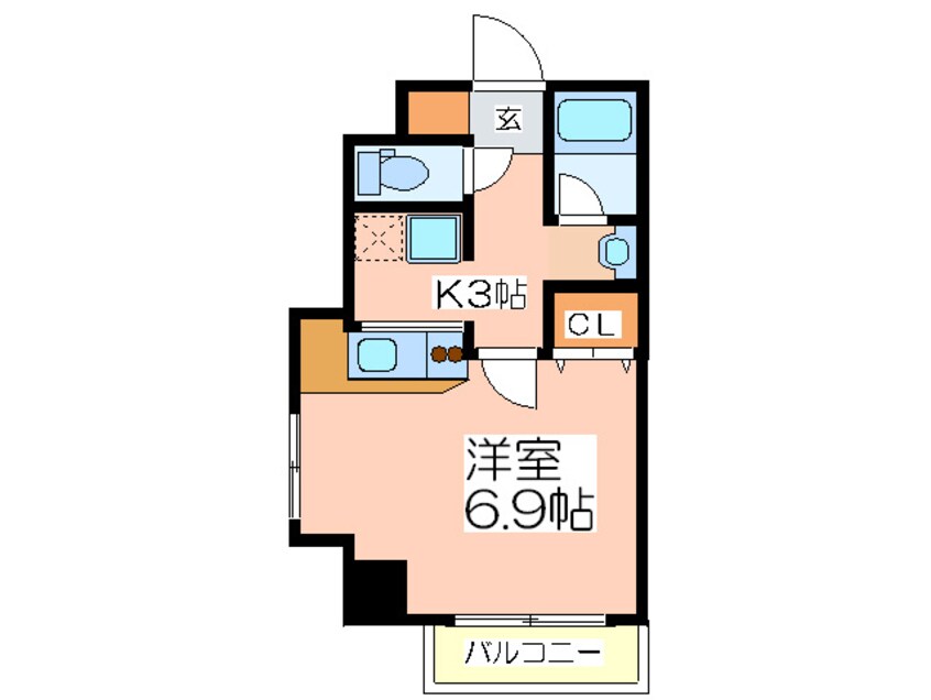 間取図 イ－ストクレセント