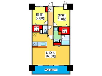 間取図 コンフォール京橋