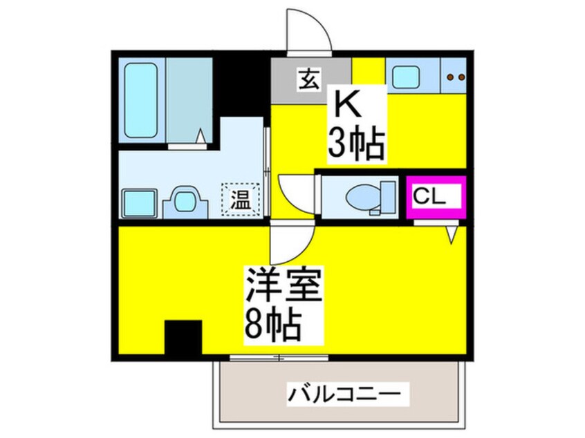 間取図 ｴﾇｴﾑｽﾜｻﾝﾄｵﾝｽﾞノース