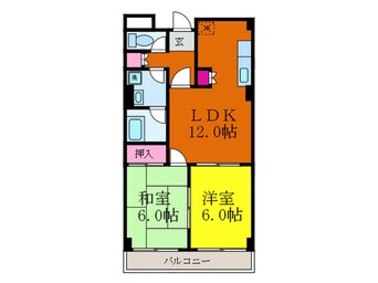 間取図 ビュ－ハイツ千里