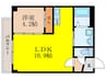 GARDENIA茨木 1LDKの間取り