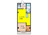GARDENIA茨木 1LDKの間取り