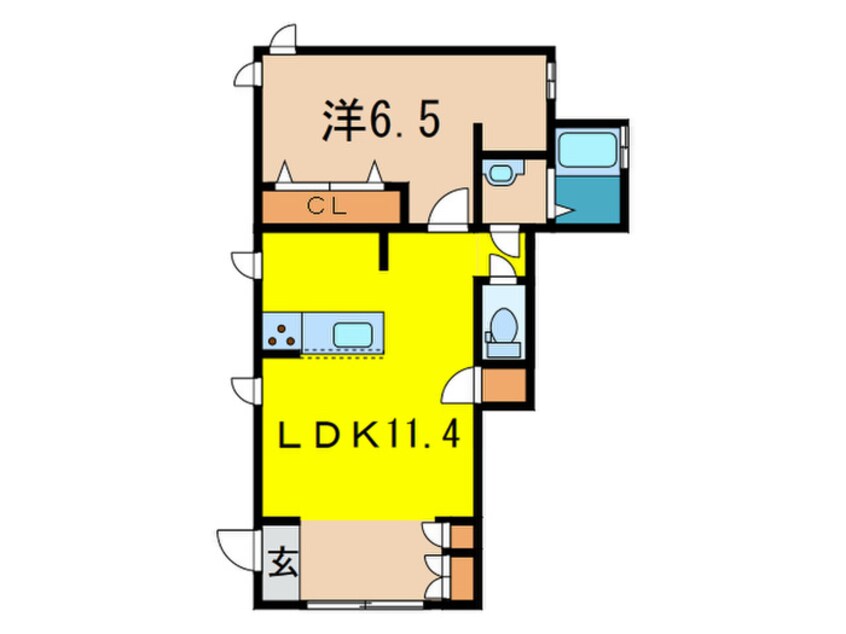 間取図 シャーメゾンロイヤル夙川