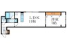 仮）本上新明町マンション 1LDKの間取り