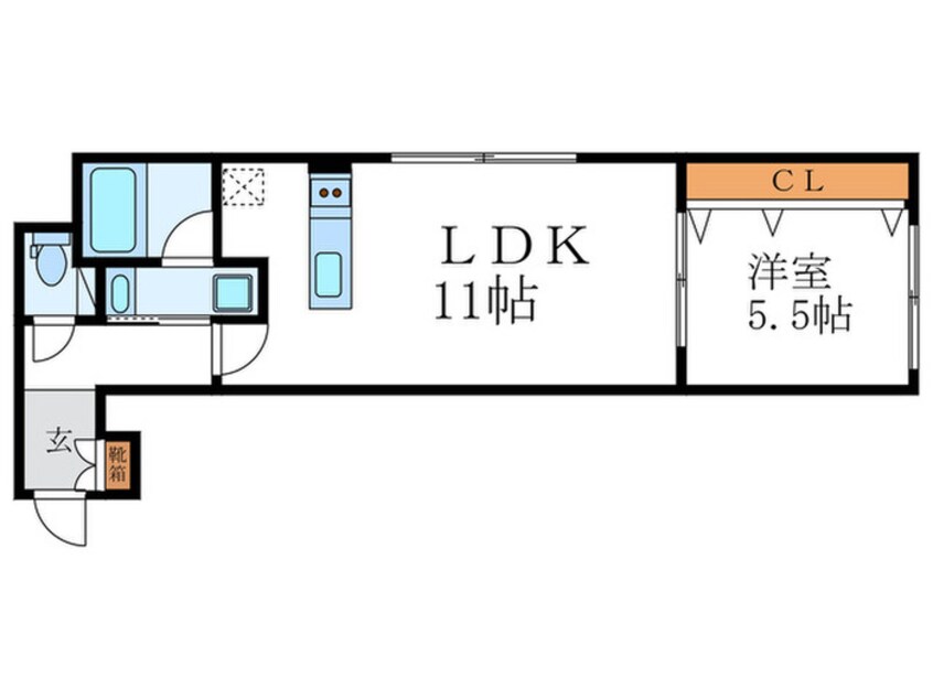 間取図 仮）本上新明町マンション