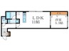 仮）本上新明町マンション 1LDKの間取り