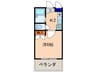 サヘルボックス 1Kの間取り