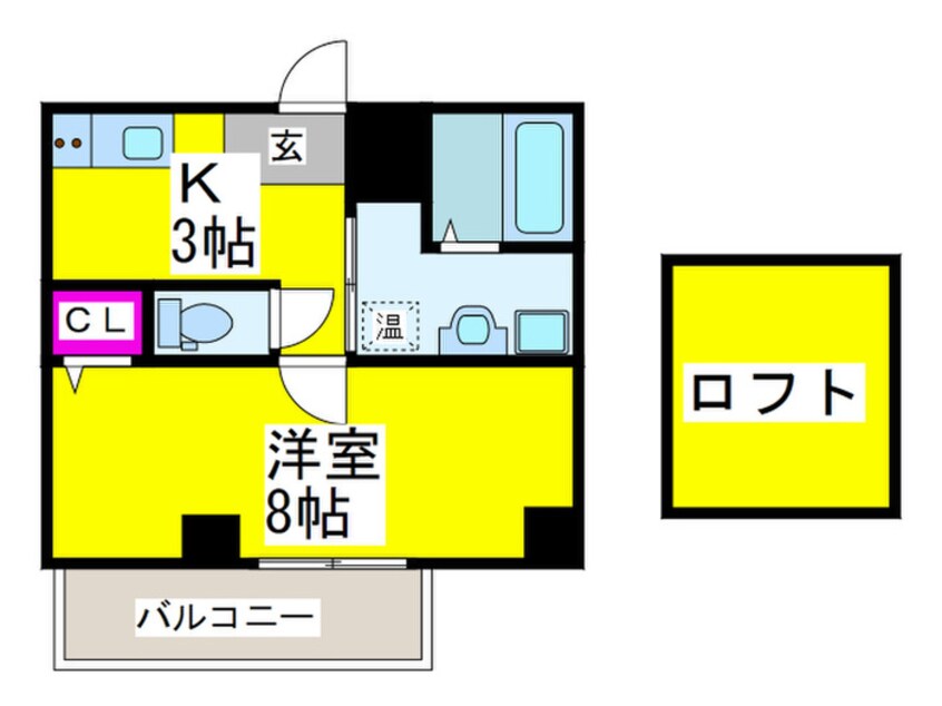 間取図 エヌエムスワサントオンズサウス