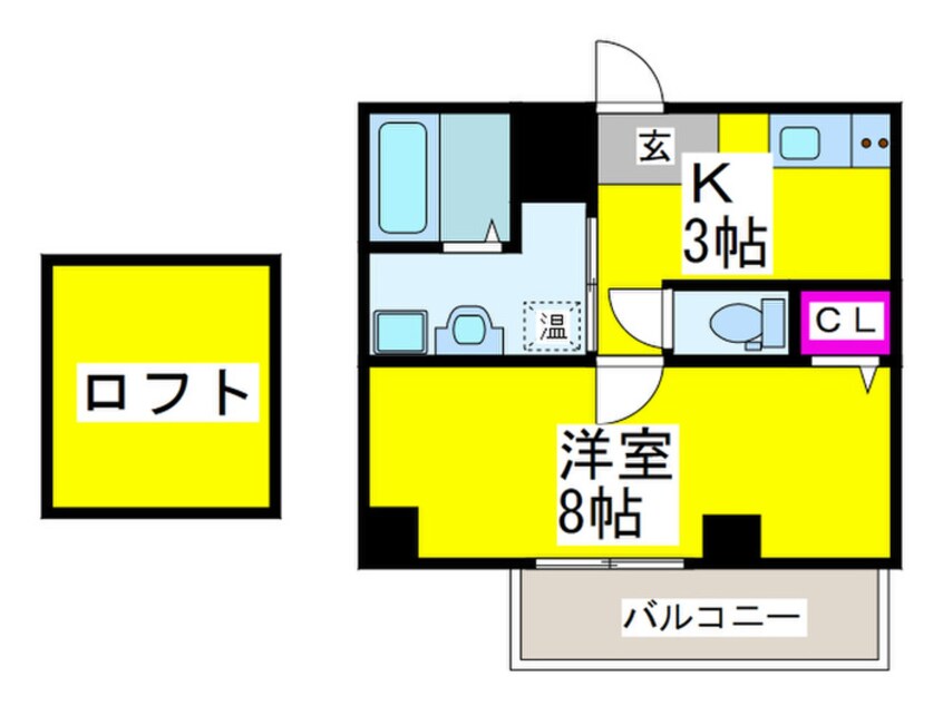 間取図 エヌエムスワサントオンズサウス