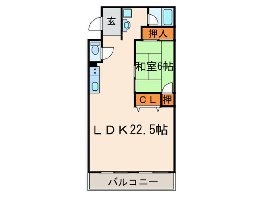 間取図 コーポシャルマン