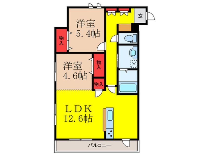 間取図 エスポワール・アイ北春日丘Ⅲ
