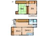 西島戸建Ⅱ 3DKの間取り