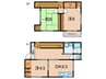西島戸建Ⅱ 3DKの間取り