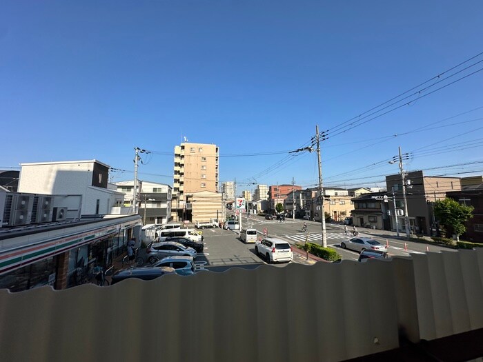 室内からの展望 北桑マンション