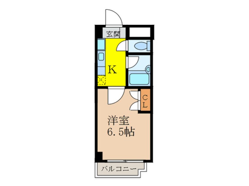 間取図 ローズコーポ新大阪９