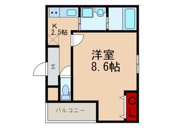 間取図 フジパレス山之内Ⅴ番館