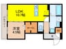 仮）D-residence中川町 1LDKの間取り