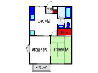 間取図 ブランシャト－アン