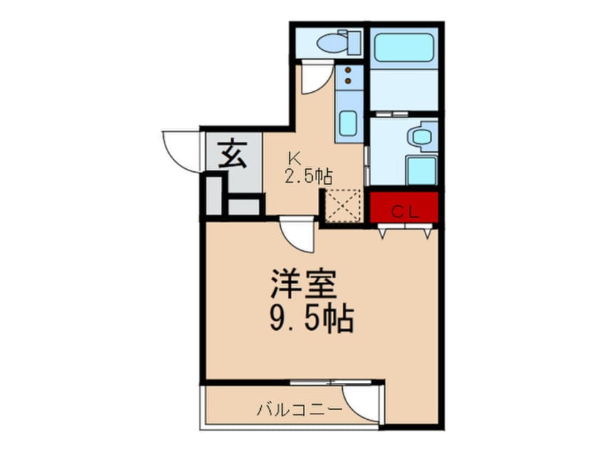 間取図 フジパレス山之内Ⅵ番館