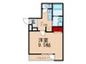 フジパレス山之内Ⅵ番館 1Kの間取り