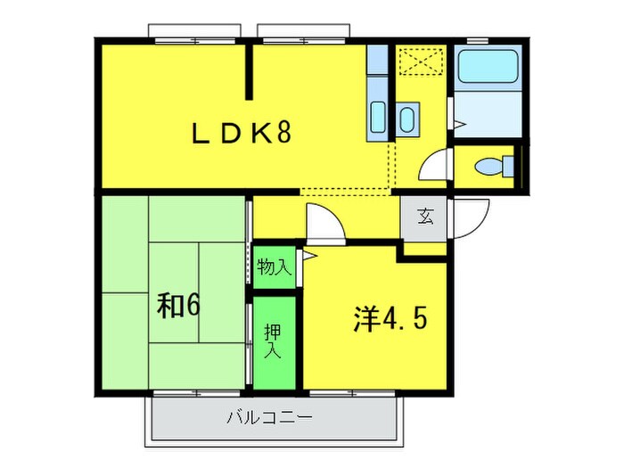 間取り図 サンビレッジエクセルＣ棟