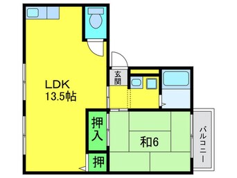 間取図 サンビレッジエクセルＣ棟