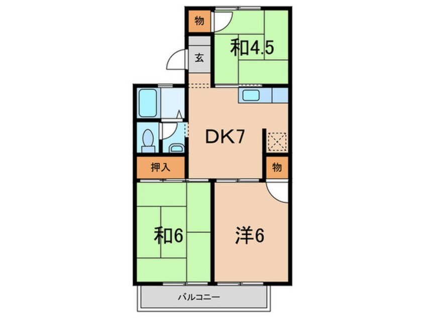 間取図 ジュネス北六甲