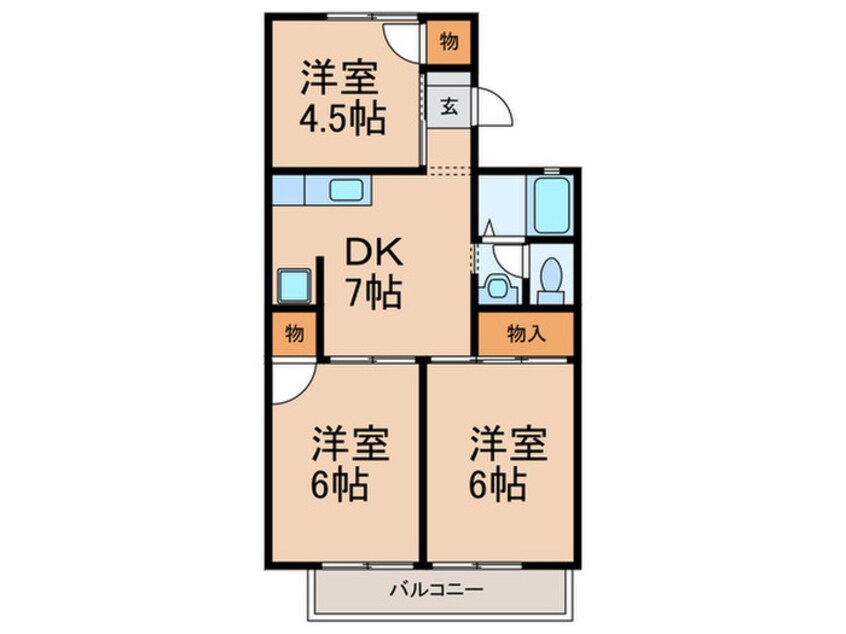 間取図 ジュネス北六甲