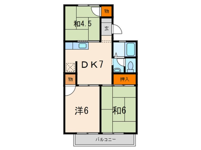 間取図 ジュネス北六甲