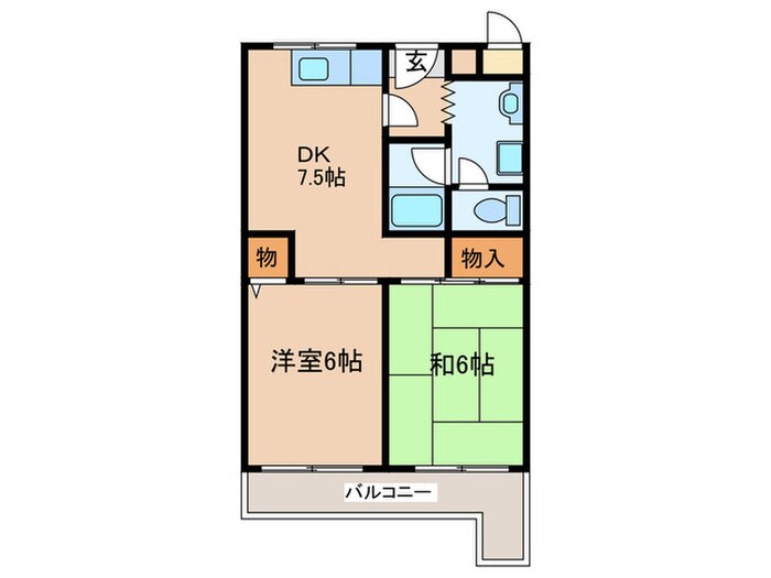 間取り図 スリ－スタ－泉尾