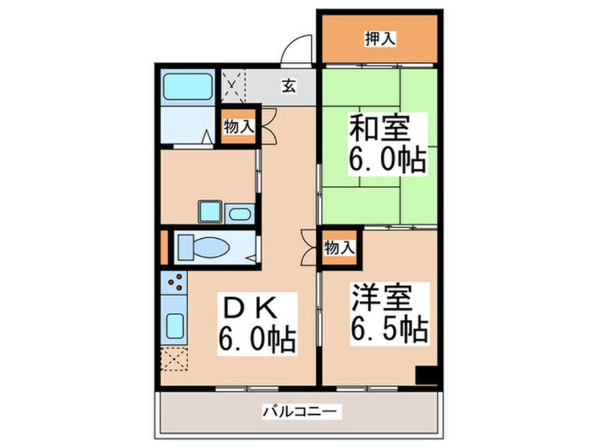 間取図 サンロワール和泉砂川