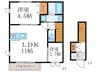 Ｐｏｒｔｏ Ｆｅｌｉｚ 2LDKの間取り