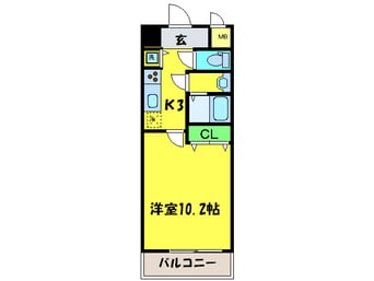 間取図 アスティオン三国ヶ丘